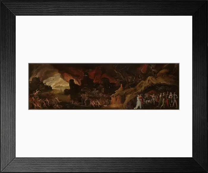 Framed Print : The Last Judgment and the Seven Deadly Sins, 1600-1638. Creator: Jacob Isaacz van Swanenburg Framed Print : The Last Judgment and the Seven Deadly Sins, 1600-1638. Creator: Jacob Isaacz van Swanenburg