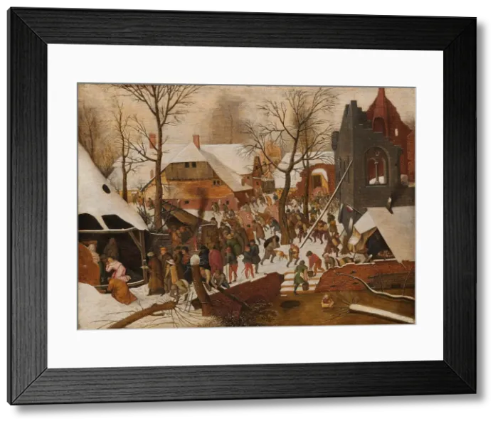 Framed Print : The Adoration of the Magi, 1590-1638. Creator: Pieter Brueghel the Younger Framed Print : The Adoration of the Magi, 1590-1638. Creator: Pieter Brueghel the Younger