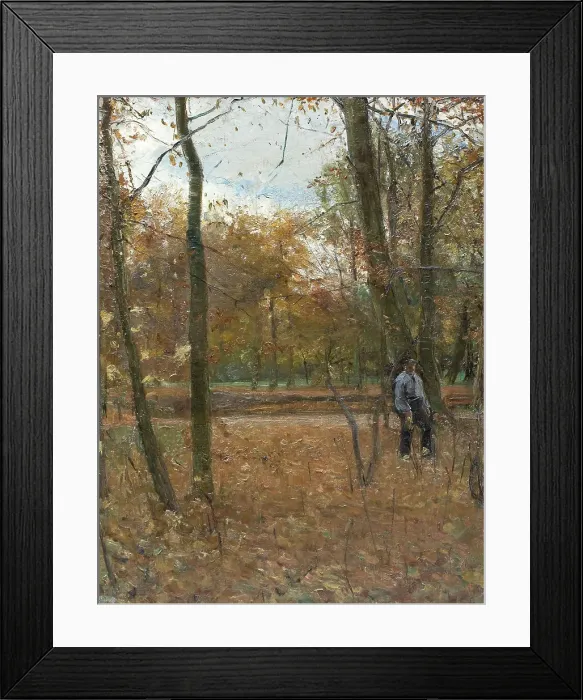 Framed Print : Autumn in Sondermarken, 1885. Creator: Albert Gottschalk Framed Print : Autumn in Sondermarken, 1885. Creator: Albert Gottschalk