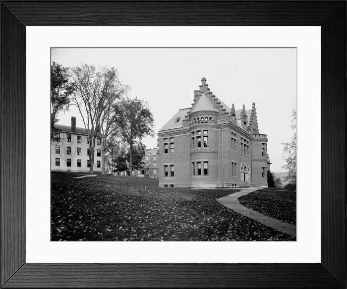 Framed Print : Bartlett Hall, Dartmouth College, ca 1900. Creator: Unknown Framed Print : Bartlett Hall, Dartmouth College, ca 1900. Creator: Unknown