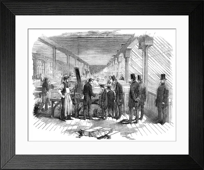 Framed Print : Visit of the Prince of Wales and Prince Alfred to Messrs. Day and Son's Lithographic Establishment, Creator: Day & Son. Visit of the Prince of Wales and Prince Alfred to Messrs. Day and Son's Lithographic Establishment, Creator: Day & Son Framed Print : Visit of the Prince of Wales and Prince Alfred to Messrs. Day and Son's Lithographic Establishment, Creator: Day & Son. Visit of the Prince of Wales and Prince Alfred to Messrs. Day and Son's Lithographic Establishment, Creator: Day & Son