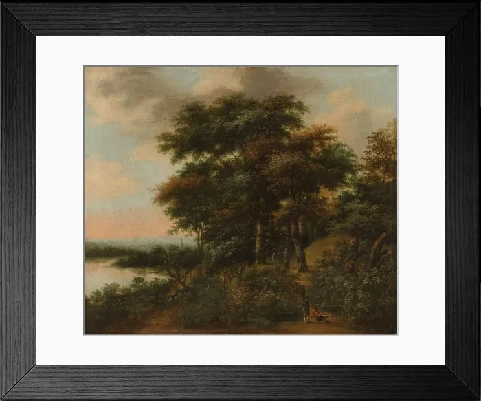 Framed Print : Wooded Landscape, 1640-1690. Creator: Anthonie Waterloo Framed Print : Wooded Landscape, 1640-1690. Creator: Anthonie Waterloo
