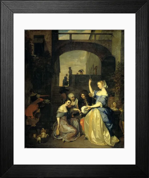 Framed Print : The Prodigal Son, 1661. Creator: Barend Graat Framed Print : The Prodigal Son, 1661. Creator: Barend Graat