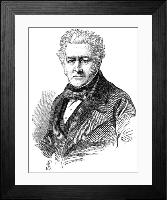 Framed Print : The late Mr. Guthrie, F.R.S. - from a photograph by Mayall, 1856. Creator: Unknown Framed Print : The late Mr. Guthrie, F.R.S. - from a photograph by Mayall, 1856. Creator: Unknown