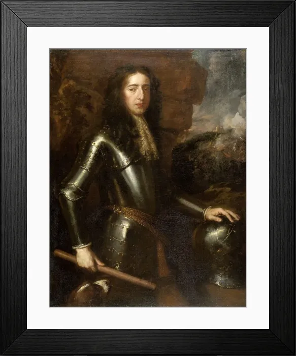 Framed Print : Portrait of William III (1650-1702), Prince of Orange, 1680-1710. Creator: Willem Wissing