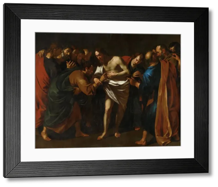 Framed Print : The Incredulity of St Thomas, c.1626-c.1630. Creator: Wouter Crabeth II Framed Print : The Incredulity of St Thomas, c.1626-c.1630. Creator: Wouter Crabeth II