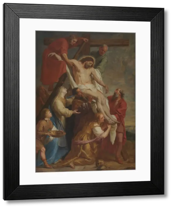 Framed Print : The Descent from the Cross, c.1640-c.1650. Creator: Gaspar de Crayer Framed Print : The Descent from the Cross, c.1640-c.1650. Creator: Gaspar de Crayer