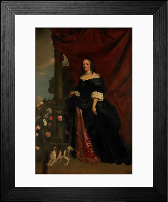 Framed Print : Portrait of a Woman, probably Sophia Anna van Pipenpoy (c.1618-70), Countess of Schellart, 1659. Creator: Wybrand Simonsz. de Geest the Elder Framed Print : Portrait of a Woman, probably Sophia Anna van Pipenpoy (c.1618-70), Countess of Schellart, 1659. Creator: Wybrand Simonsz. de Geest the Elder