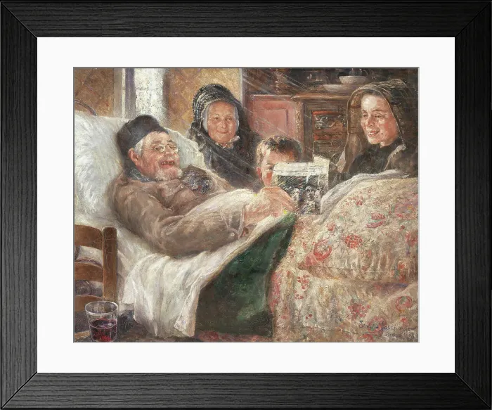 Framed Print : La joie de vivre, 1887. Creator: Ernst Josephson Framed Print : La joie de vivre, 1887. Creator: Ernst Josephson