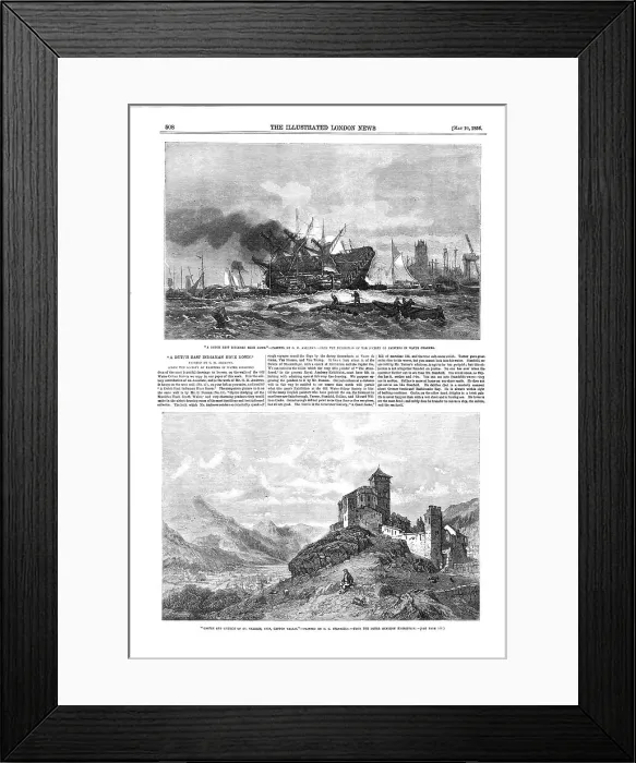 Framed Print : A Dutch East Indiaman Hove Down - painted by G. H. Andrews - from the Exhibition of the Society of Creator: M. Jackson. A Dutch East Indiaman Hove Down - painted by G. H. Andrews - from the Exhibition of the Society of Creator: M Framed Print : A Dutch East Indiaman Hove Down - painted by G. H. Andrews - from the Exhibition of the Society of Creator: M. Jackson. A Dutch East Indiaman Hove Down - painted by G. H. Andrews - from the Exhibition of the Society of Creator: M