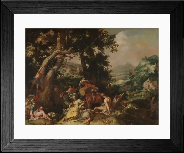 Framed Print : The Preaching of Saint John the Baptist, 1590-1610. Creator: Abraham Bloemaert Framed Print : The Preaching of Saint John the Baptist, 1590-1610. Creator: Abraham Bloemaert