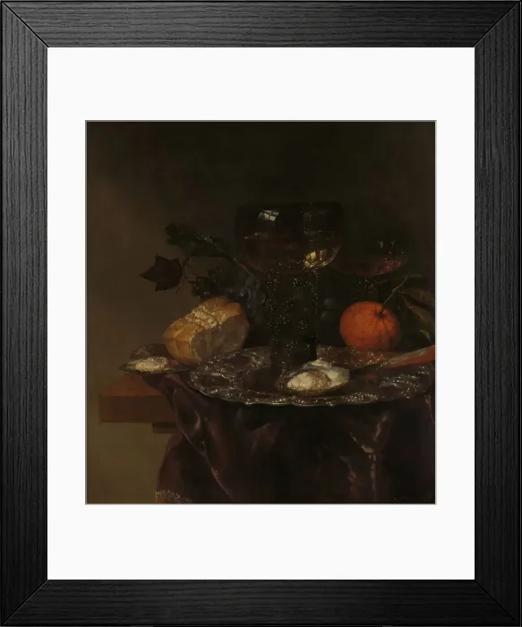Framed Print : Still Life, c.1660-1690. Creator: Abraham van Beyeren Framed Print : Still Life, c.1660-1690. Creator: Abraham van Beyeren