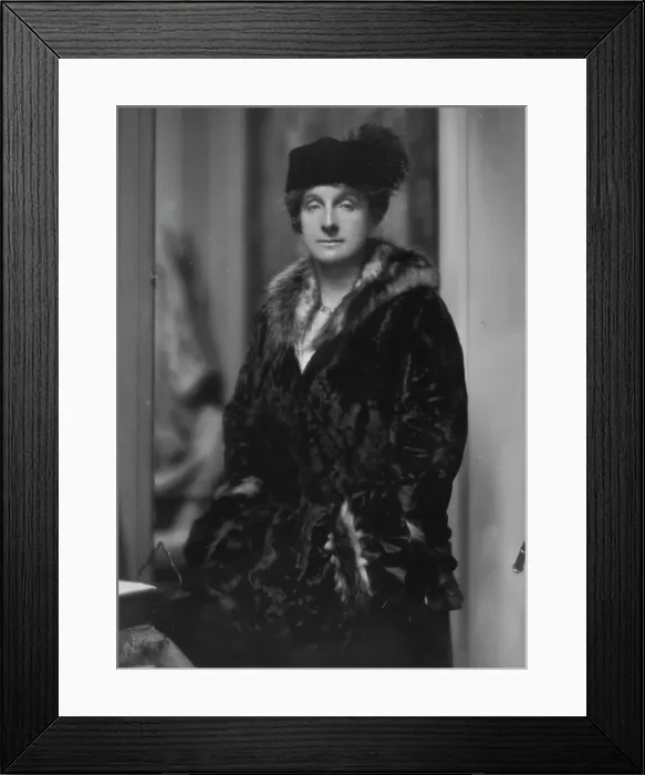 Framed Print : Platt, Charles, Mrs. portrait photograph, 1915. Creator: Arnold Genthe Framed Print : Platt, Charles, Mrs. portrait photograph, 1915. Creator: Arnold Genthe