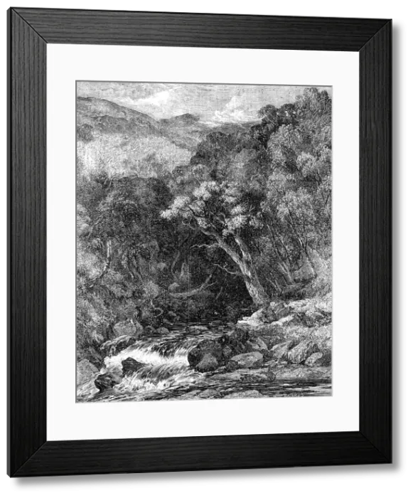 Framed Print : Ravine in Glen Tilt - painted by W. Bennett - from the Exhibition of the New Society of Painters i Creator: Edmund Evans. Ravine in Glen Tilt - painted by W Framed Print : Ravine in Glen Tilt - painted by W. Bennett - from the Exhibition of the New Society of Painters i Creator: Edmund Evans. Ravine in Glen Tilt - painted by W