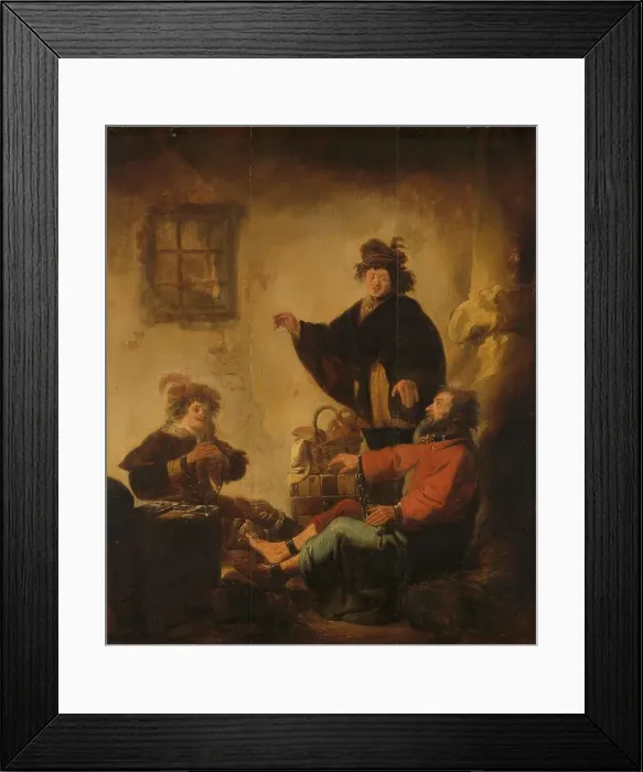 Framed Print : Joseph Interpreting the Dreams of the Baker and the Butler (Genesis 40:1-19), c.1632-c.1640. Creator: Benjamin Gerritz Cuyp Framed Print : Joseph Interpreting the Dreams of the Baker and the Butler (Genesis 40:1-19), c.1632-c.1640. Creator: Benjamin Gerritz Cuyp