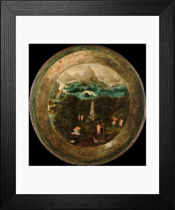 Framed Print : Paradise, c.1541-c.1550. Creator: Herri met de Bles Framed Print : Paradise, c.1541-c.1550. Creator: Herri met de Bles