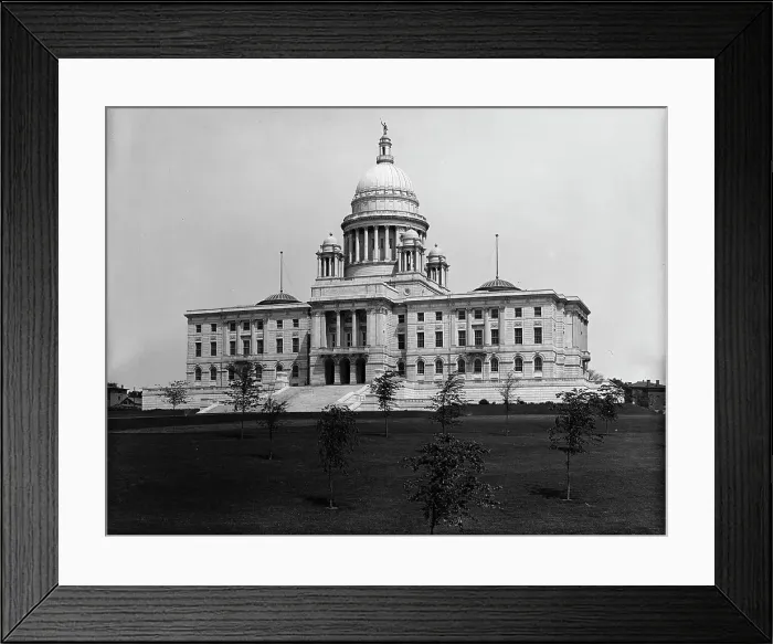 Framed Print : State Capitol, Providence, R.I. c1906. Creator: Unknown Framed Print : State Capitol, Providence, R.I. c1906. Creator: Unknown