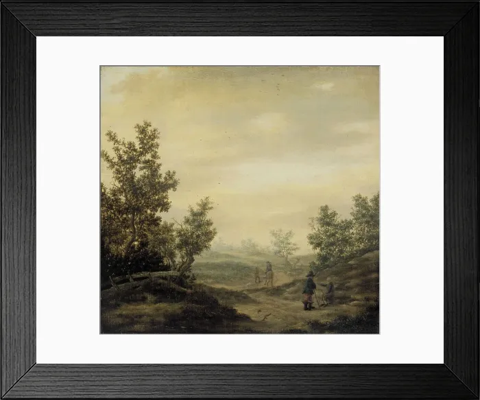 Framed Print : Road in the Dunes, c.1629-c.1684. Creator: Claes van Beresteyn Framed Print : Road in the Dunes, c.1629-c.1684. Creator: Claes van Beresteyn
