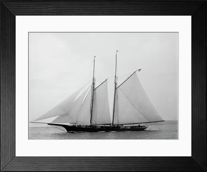 Framed Print : Intrepid, 1887. Creator: Johns Johnston Framed Print : Intrepid, 1887. Creator: Johns Johnston