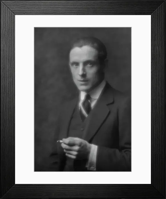 Framed Print : Powell, David, portrait photograph, 1913. Creator: Arnold Genthe Framed Print : Powell, David, portrait photograph, 1913. Creator: Arnold Genthe