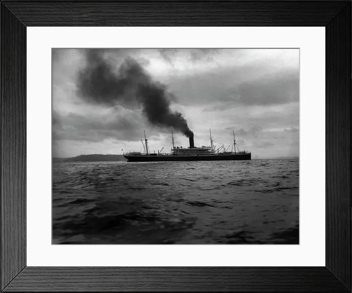 Framed Print : S.S. Dakota, broadside, between 1890 and 1910. Creator: Unknown Framed Print : S.S. Dakota, broadside, between 1890 and 1910. Creator: Unknown