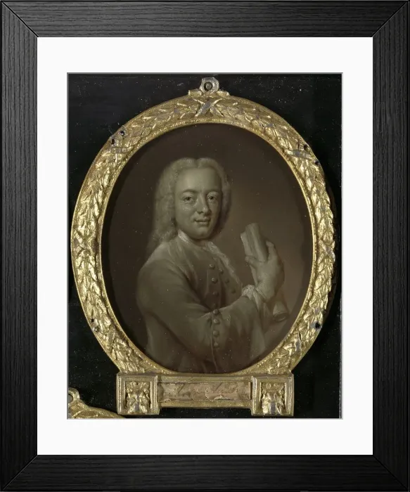 Framed Print : Portrait of Bernardus de Bosch I, Poet and Art Patron in Amsterdam, 1743. Creator: Jan Maurits Quinkhard Framed Print : Portrait of Bernardus de Bosch I, Poet and Art Patron in Amsterdam, 1743. Creator: Jan Maurits Quinkhard