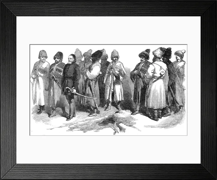 Framed Print : Deputation of Circassian Chiefs to the Sultan, 1856. Creator: Unknown