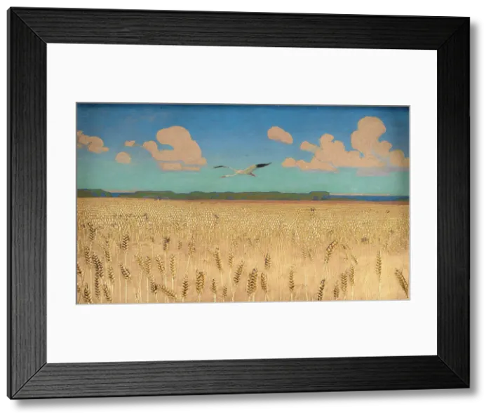 Framed Print : Danish Landscape, 1891. Creator: Harald Slott-Moller Framed Print : Danish Landscape, 1891. Creator: Harald Slott-Moller