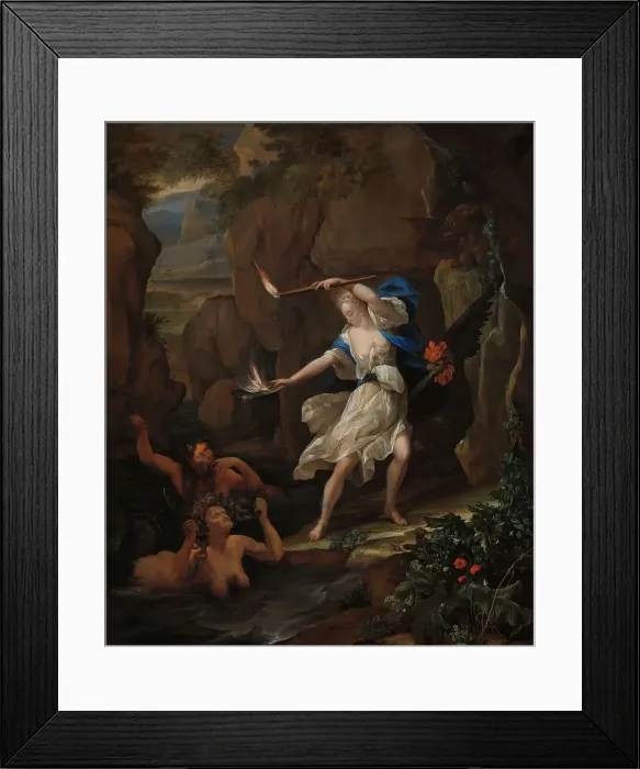 Framed Print : Circe Punishes Glaucus by Turning Scylla into a Monster, 1695. Creator: Eglon Hendrik van der Neer Framed Print : Circe Punishes Glaucus by Turning Scylla into a Monster, 1695. Creator: Eglon Hendrik van der Neer