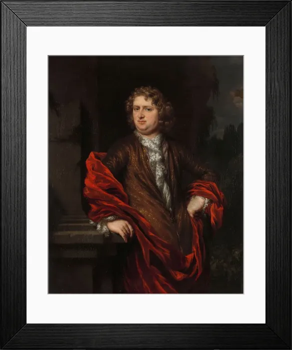 Framed Print : Portrait of Pieter Groenendijk, 1677-1685. Creator: Nicolaes Maes Framed Print : Portrait of Pieter Groenendijk, 1677-1685. Creator: Nicolaes Maes