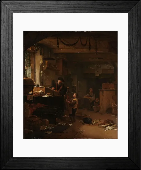 Framed Print : The Alchemist, 1640-1677. Creator: Thomas Wijck Framed Print : The Alchemist, 1640-1677. Creator: Thomas Wijck