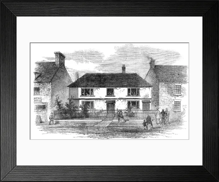 Framed Print : Residence of William Palmer, at Rugeley, 1856. Creator: Unknown Framed Print : Residence of William Palmer, at Rugeley, 1856. Creator: Unknown