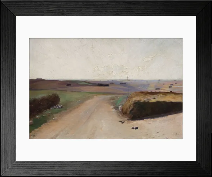 Framed Print : Landscape, Island of Mors, Jutland, 1893. Creator: Fridolin Johansen Framed Print : Landscape, Island of Mors, Jutland, 1893. Creator: Fridolin Johansen