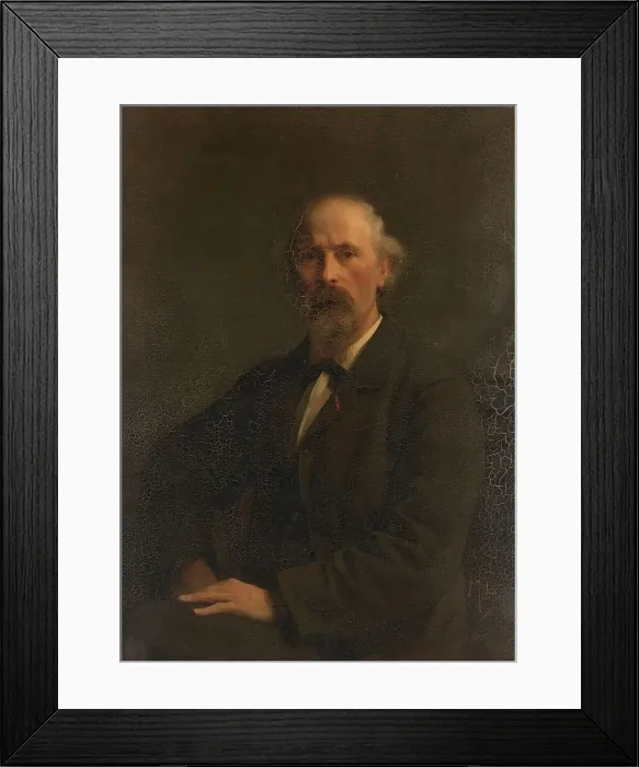 Framed Print : Portrait of Pieter Stortenbeker (1828-1898), painter, c.1884. Creator: Pieter de Josselin de Jong Framed Print : Portrait of Pieter Stortenbeker (1828-1898), painter, c.1884. Creator: Pieter de Josselin de Jong