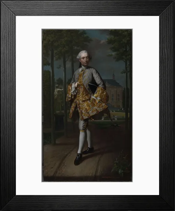 Framed Print : Portrait of Gerard Cornelis van Riebeeck, 1755. Creator: Mattheus Verheyden Framed Print : Portrait of Gerard Cornelis van Riebeeck, 1755. Creator: Mattheus Verheyden