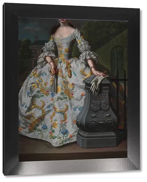 Portrait of Charlotte Beatrix Strick van Linschoten, 1755. Creator: Mattheus Verheyden