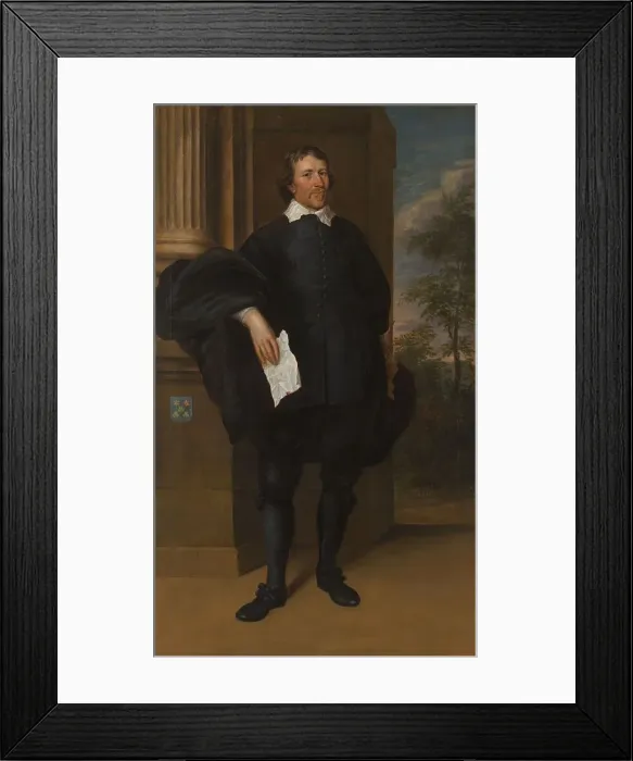 Framed Print : Willem Kettingh (d 1670). Chief Treasurer and Bailiff of the Prince of Orange, c.1755. Creator: Mattheus Verheyden Framed Print : Willem Kettingh (d 1670). Chief Treasurer and Bailiff of the Prince of Orange, c.1755. Creator: Mattheus Verheyden