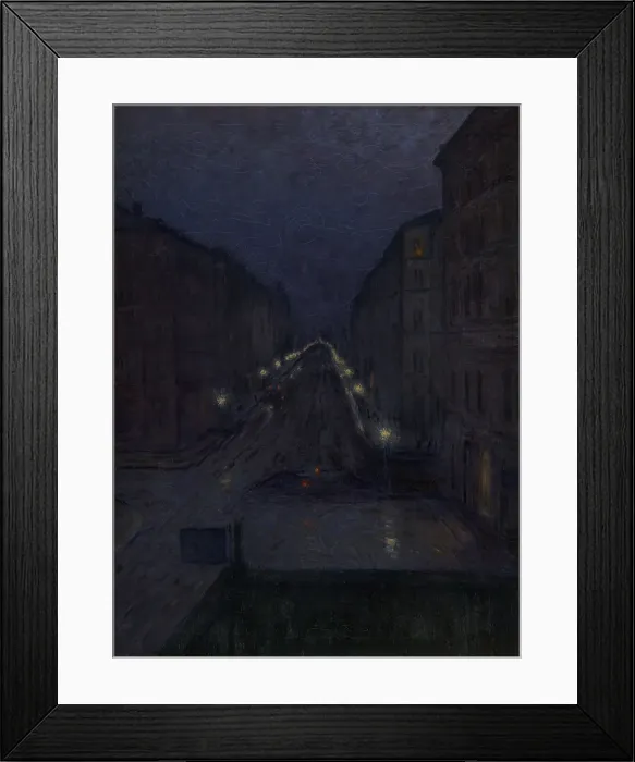 Framed Print : Roslag Street, Stockholm, 1893-1897. Creator: Karl Nordström Framed Print : Roslag Street, Stockholm, 1893-1897. Creator: Karl Nordström