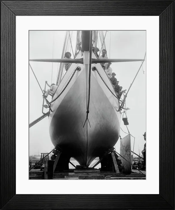 Framed Print : Mayflower, 1886. Creator: Johns Johnston Framed Print : Mayflower, 1886. Creator: Johns Johnston