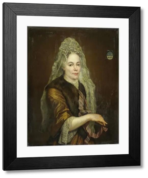 Framed Print : Portrait of Petronella Kettingh (1632-1707), Wife of Diederik van Hogendorp, c.1690. Creator: Unknown Framed Print : Portrait of Petronella Kettingh (1632-1707), Wife of Diederik van Hogendorp, c.1690. Creator: Unknown