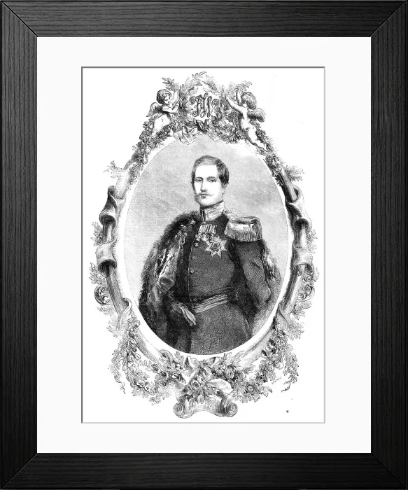Framed Print : His Royal Highness Frederic William, Prince of Prussia - painted by Winterhalter, 1856. Creator: Smyth Framed Print : His Royal Highness Frederic William, Prince of Prussia - painted by Winterhalter, 1856. Creator: Smyth