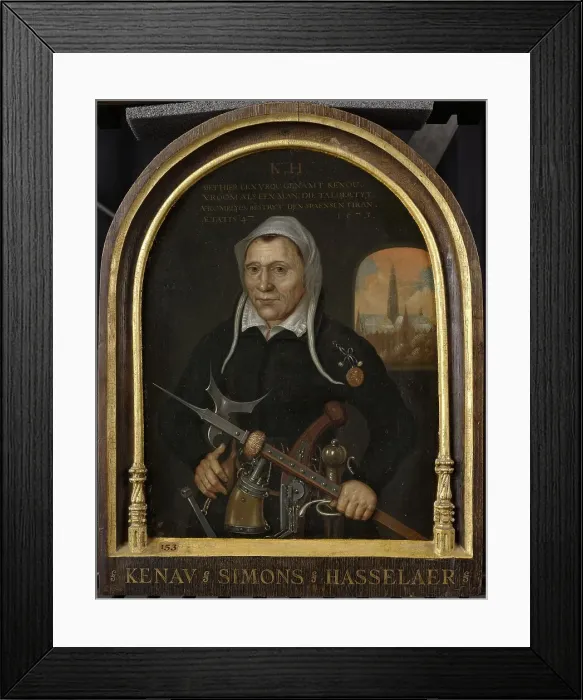 Framed Print : Kenau Simonsdr Hasselaer, c.1590-c.1609. Creator: Unknown Framed Print : Kenau Simonsdr Hasselaer, c.1590-c.1609. Creator: Unknown