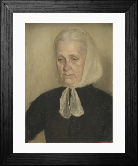 Framed Print : Frederikke Amalie Hammershoi, née Rentzmann, the painter's mother, 1894. Creator: Vilhelm Hammershoi Framed Print : Frederikke Amalie Hammershoi, née Rentzmann, the painter's mother, 1894. Creator: Vilhelm Hammershoi