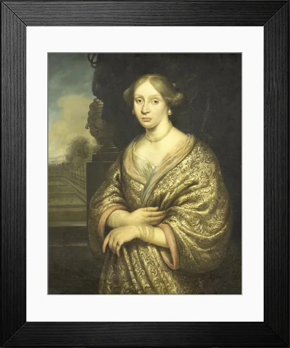 Framed Print : Portrait of Petronella van der Burcht (1657-1682), 1674. Creator: Zacharias Blijhooft Framed Print : Portrait of Petronella van der Burcht (1657-1682), 1674. Creator: Zacharias Blijhooft