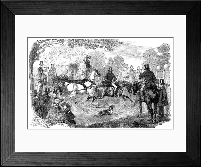 Framed Print : Epsom Races: Going to the Derby, 1856. Creator: Unknown. Epsom Races: Going to the Derby, 1856. Creator: Unknown Framed Print : Epsom Races: Going to the Derby, 1856. Creator: Unknown. Epsom Races: Going to the Derby, 1856. Creator: Unknown