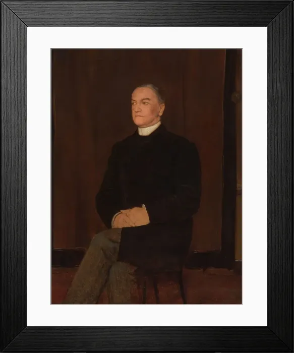 Framed Print : Portrait of Augustinus Gerardus Hubertus van Rijckevorsel, 1888. Creator: Fernand Khnopff Framed Print : Portrait of Augustinus Gerardus Hubertus van Rijckevorsel, 1888. Creator: Fernand Khnopff