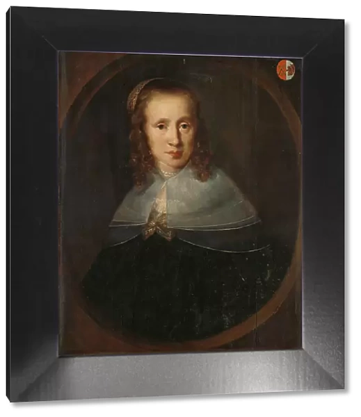 Portrait of Digna de Maets. First Wife of François Leydecker, 1640-1654. Creator: Bernardus Zwaerdecroon