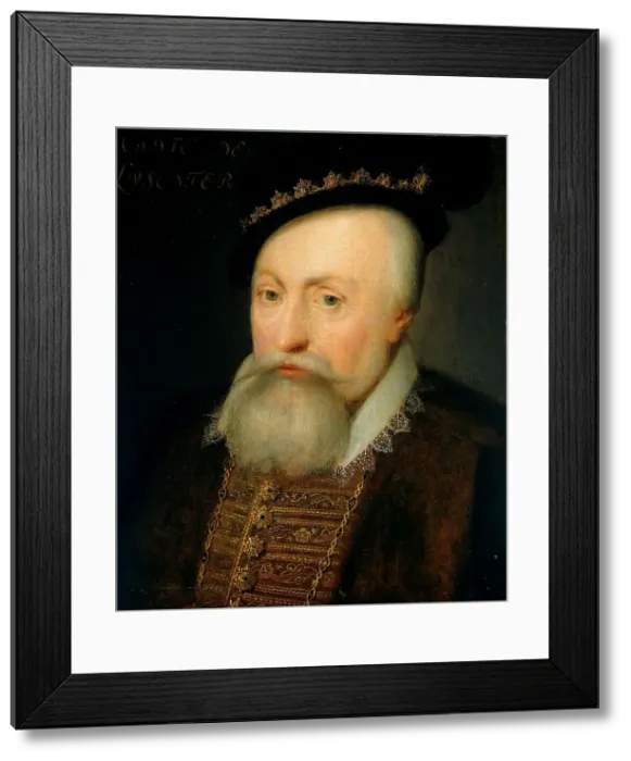 Framed Print : Portrait of Robert Dudley (1532-88), Earl of Leicester, c.1609-c.1633. Creator: Workshop of Jan Antonisz van Ravesteyn Framed Print : Portrait of Robert Dudley (1532-88), Earl of Leicester, c.1609-c.1633. Creator: Workshop of Jan Antonisz van Ravesteyn