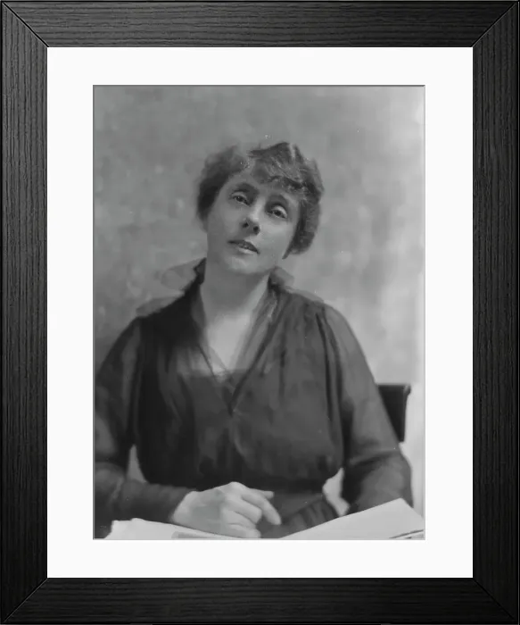 Framed Print : Rathbone, Joel, Mrs. portrait photograph, 1916. Creator: Arnold Genthe Framed Print : Rathbone, Joel, Mrs. portrait photograph, 1916. Creator: Arnold Genthe