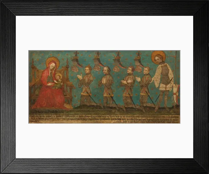 Framed Print : The Lords of Montfoort, c.1400. Creator: Unknown Framed Print : The Lords of Montfoort, c.1400. Creator: Unknown